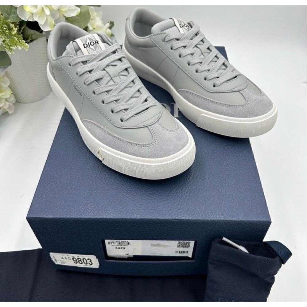 Men’s Dior, B101 low top leather sneakers size 9 made in Italy - Picture 2 of 10